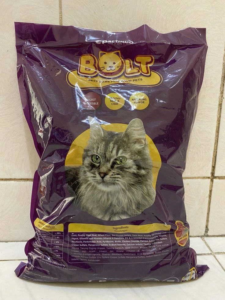 jual pakan kucing bolt di mojokerto
